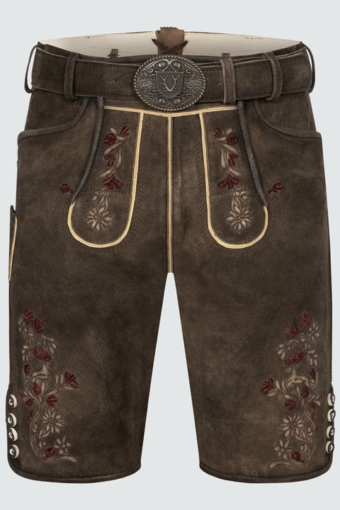 Lederhose Olivier met riem