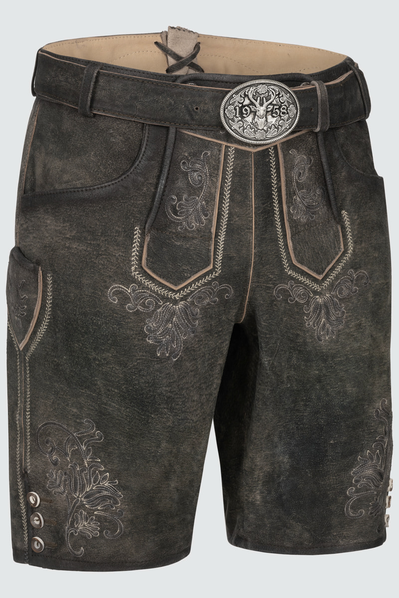 Lederhose Arijus met riem