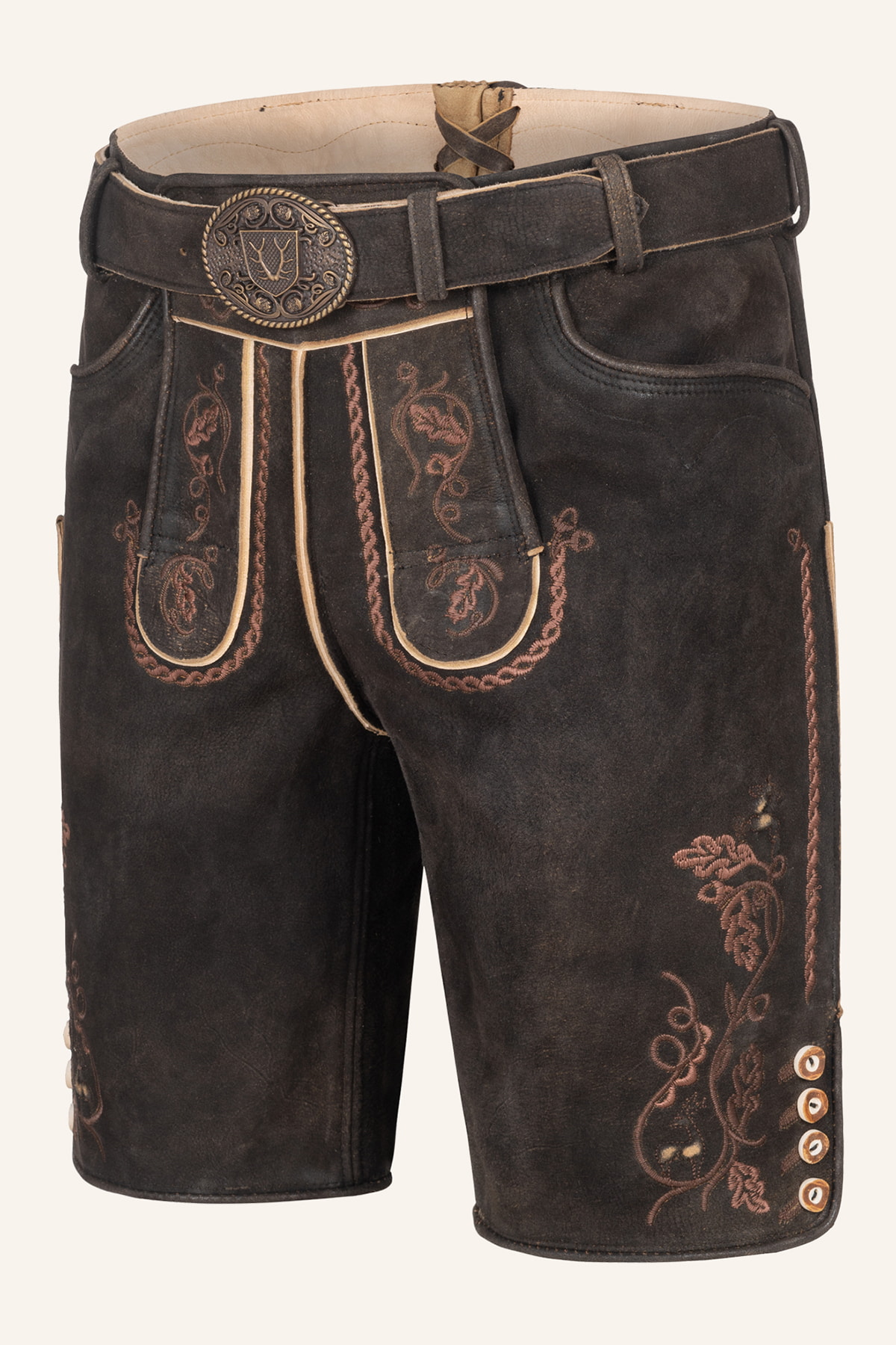 Lederhose Terence met riem