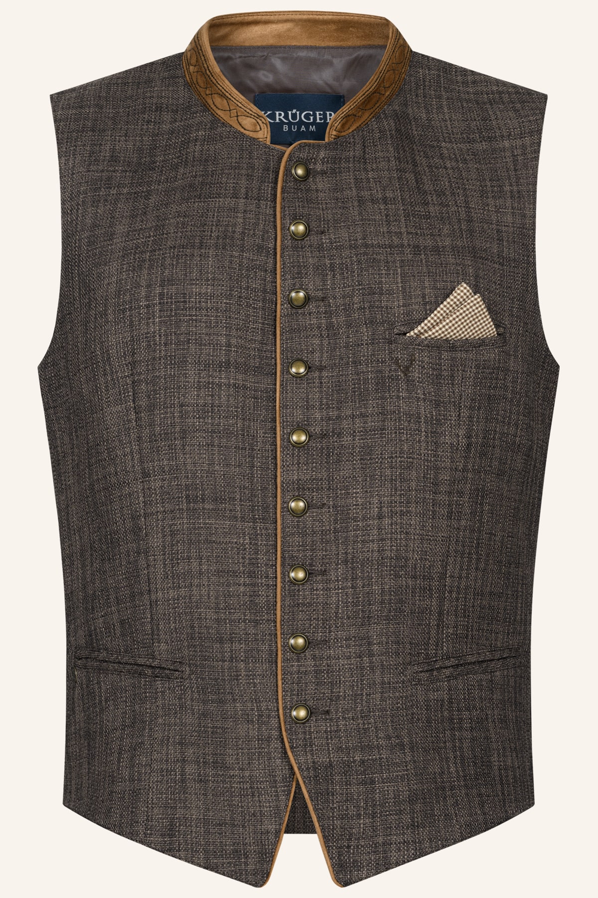 Trachten vest Koko Braun
