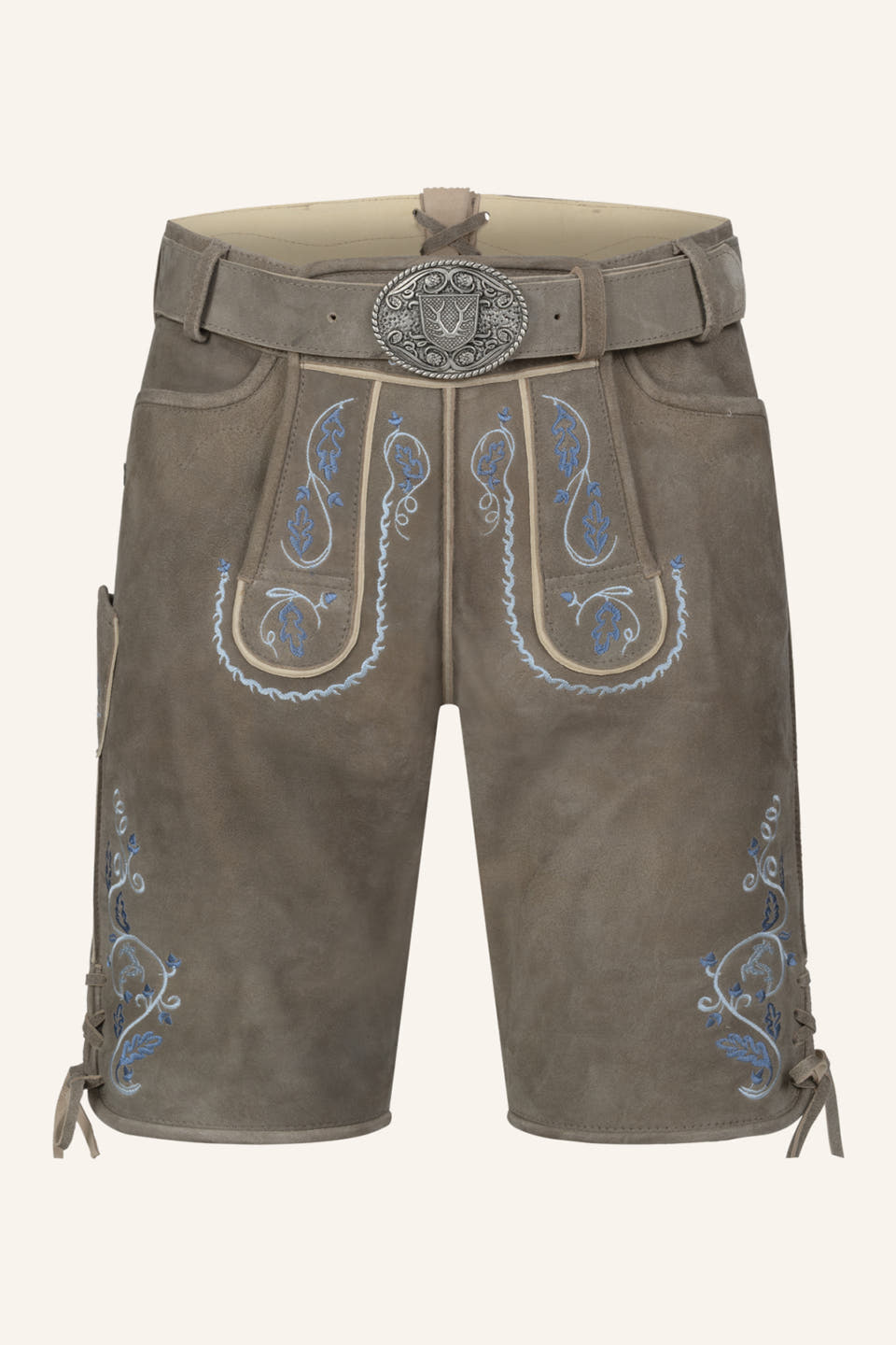 Lederhose Malik met riem