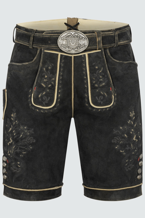 Lederhose Kuno met riem