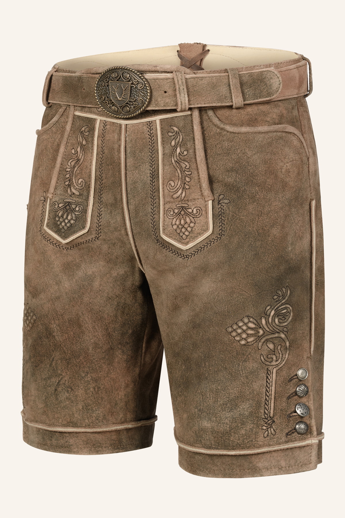 Lederhose Jakobus met riem 