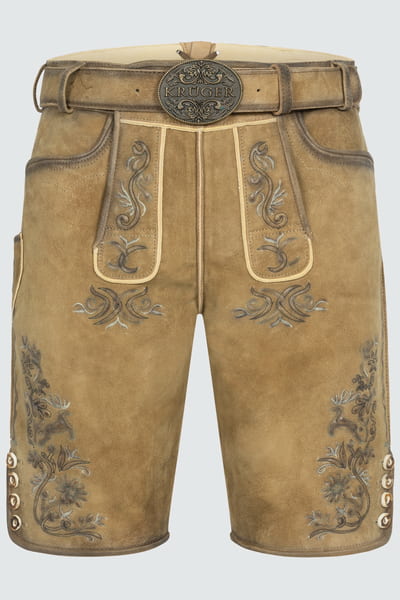Lederhose Juan met riem