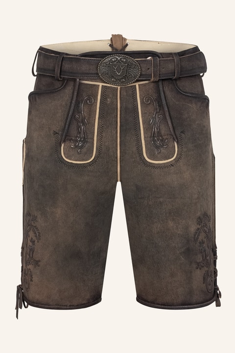 Lederhose Raul met riem