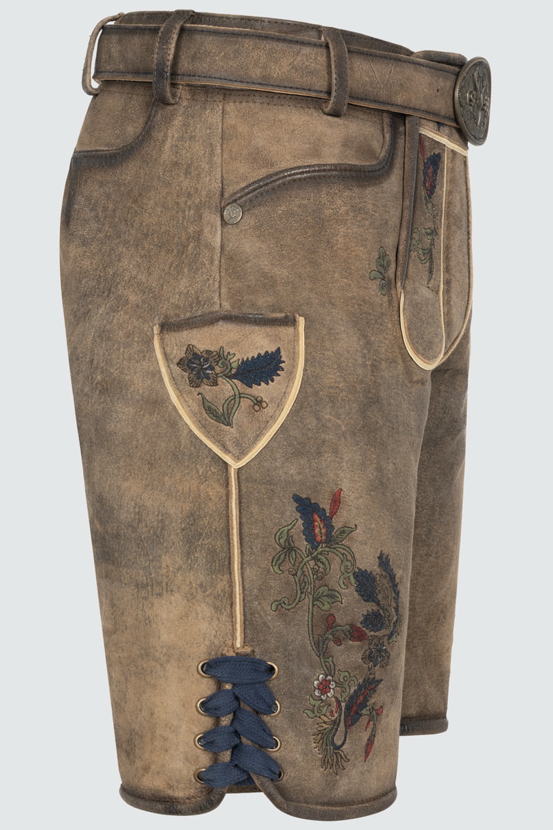 Lederhose Emil met riem
