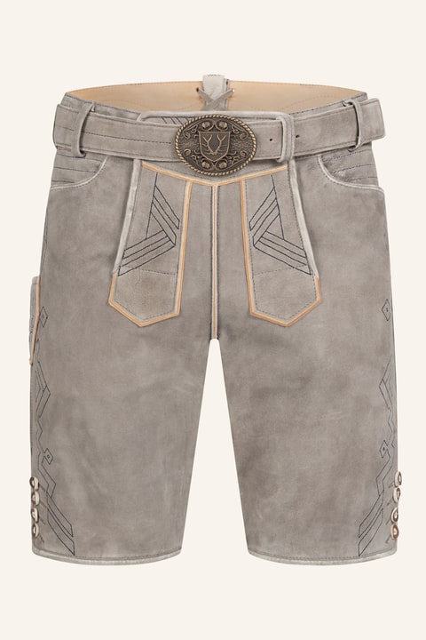Lederhose Xilas met riem