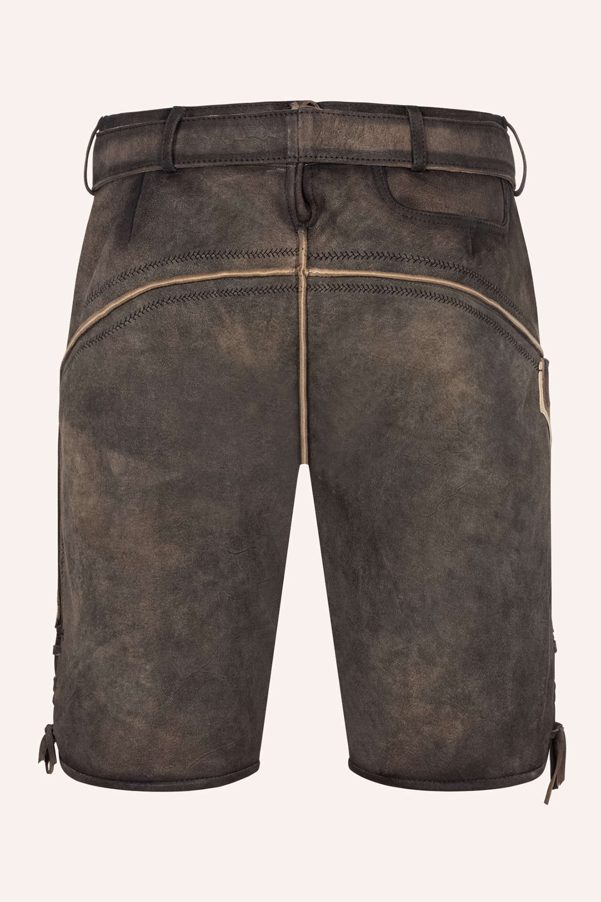 Lederhose Raul met riem
