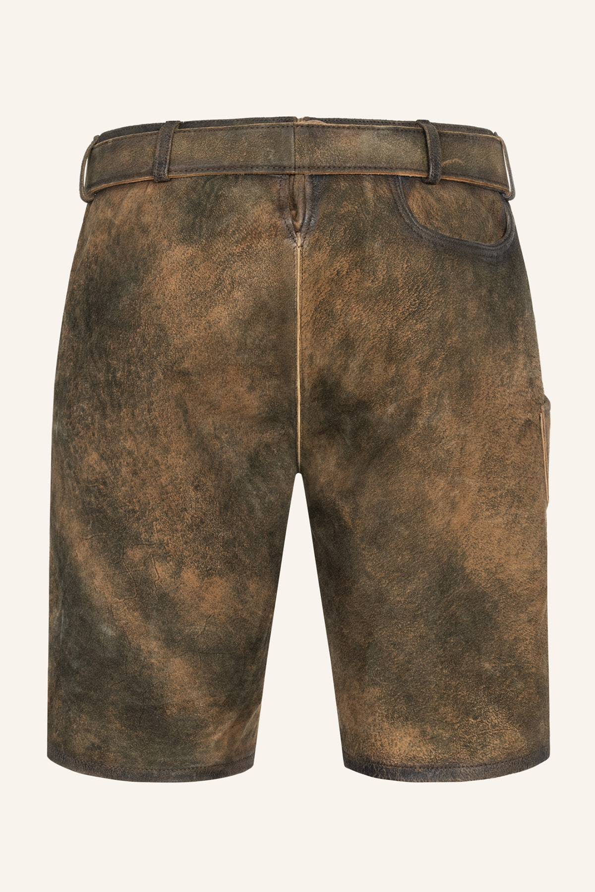 Lederhose Azzuro met riem