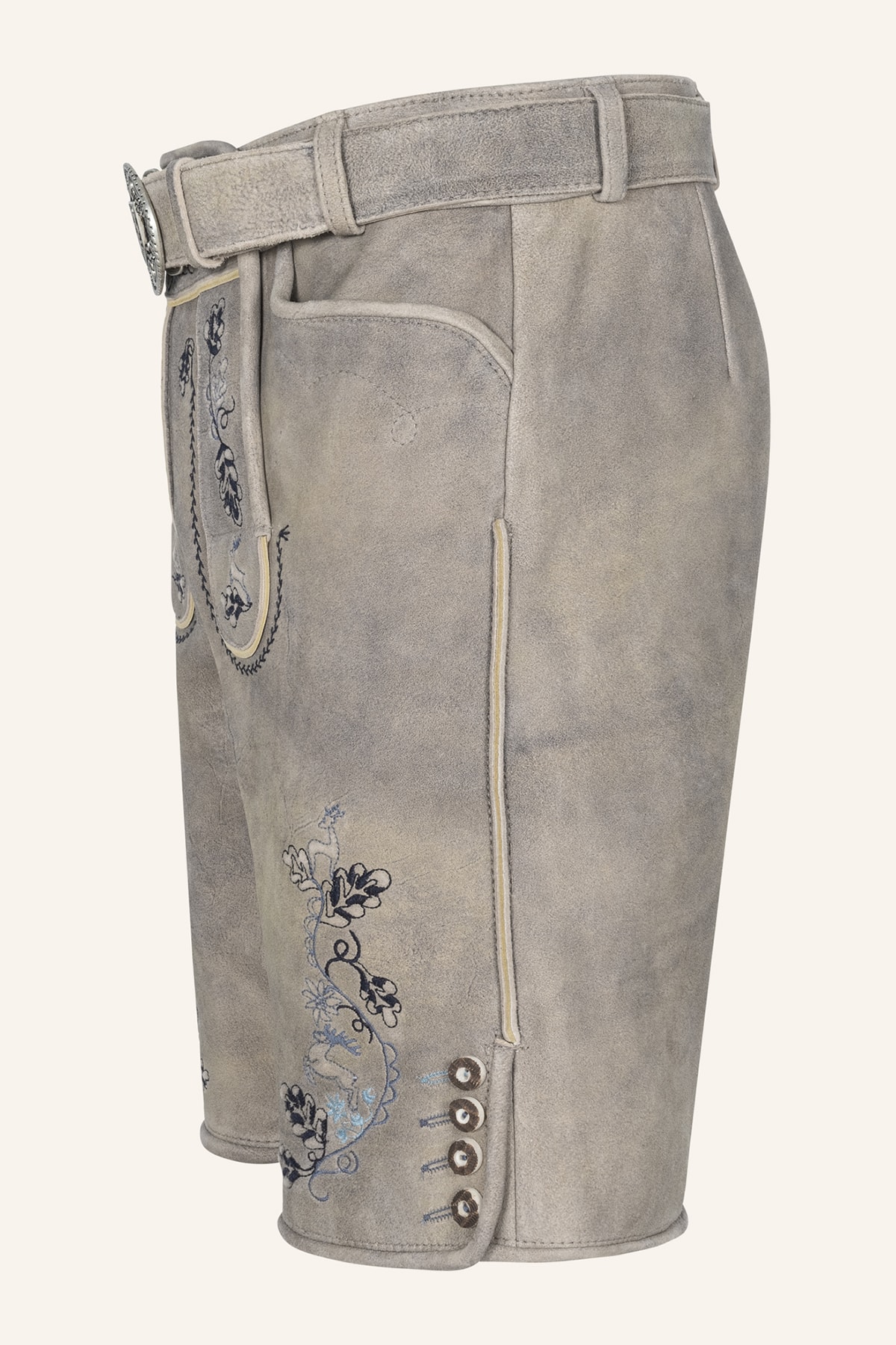 Lederhose Keanu met riem