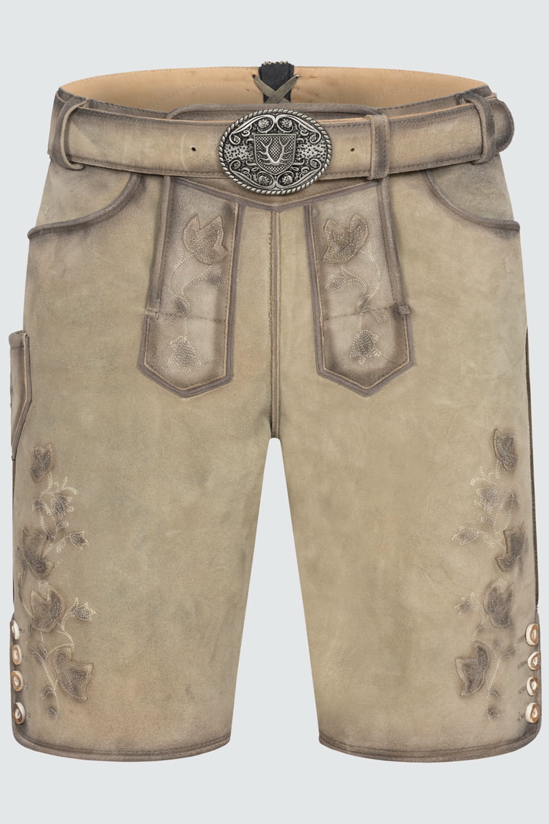 Lederhose Kai met riem