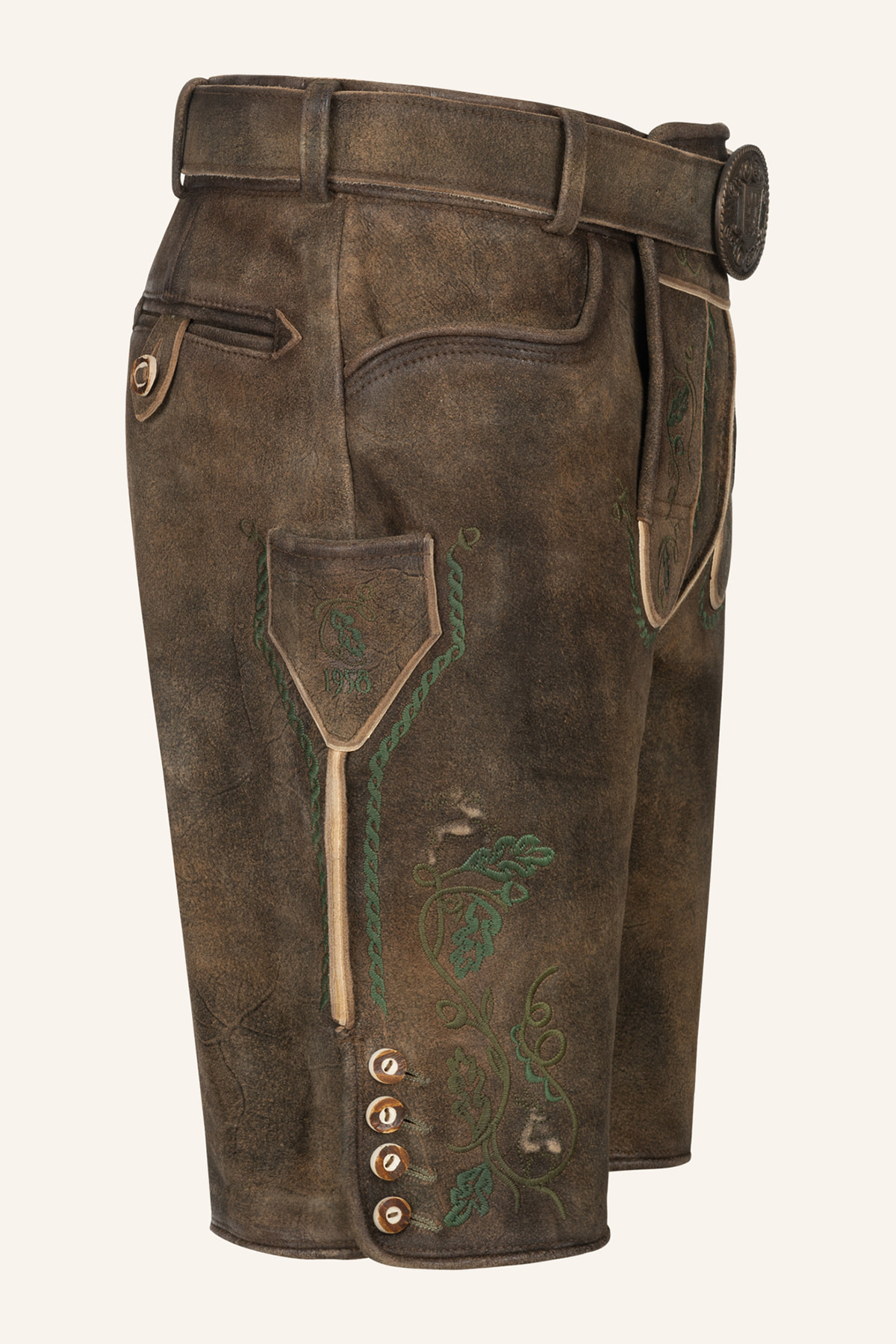 Lederhose Tarius met riem