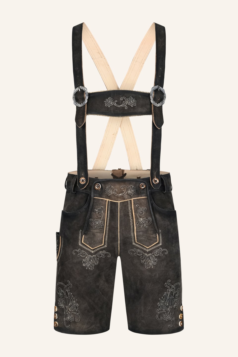 Lederhose Werno met bandjes