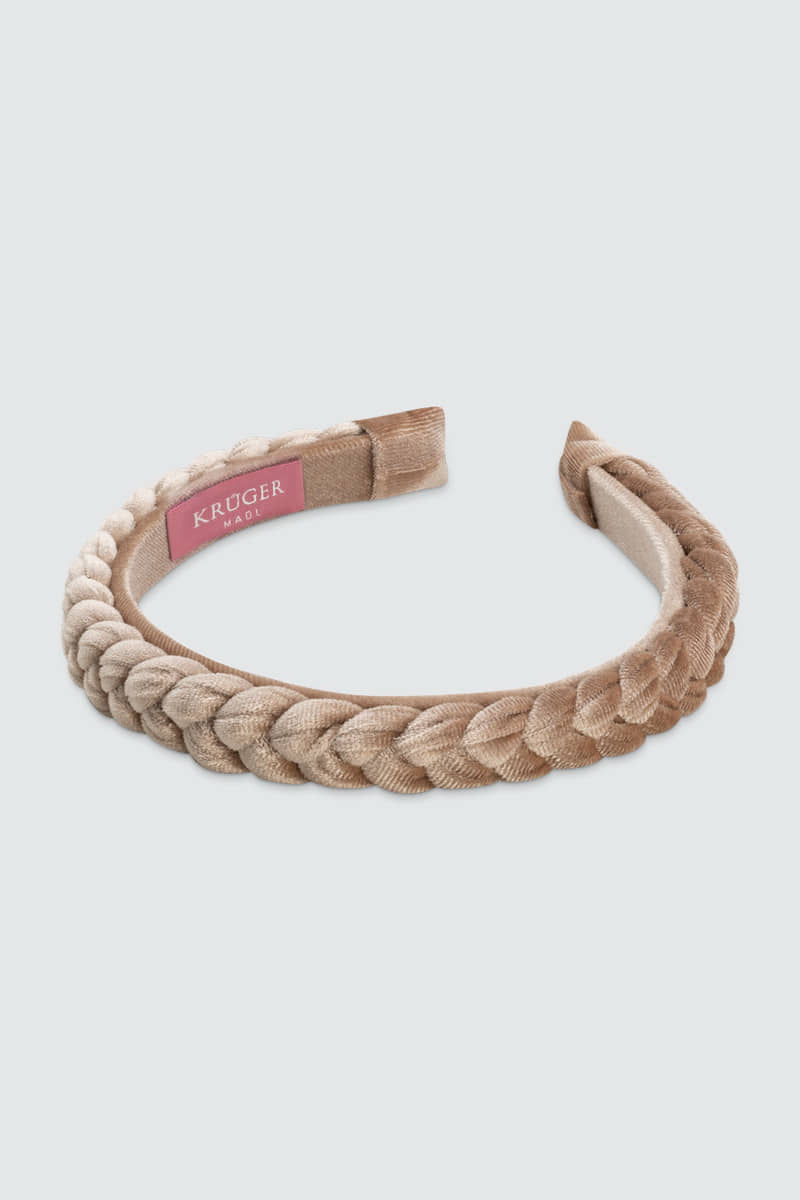 Smalle fluwelen haarband