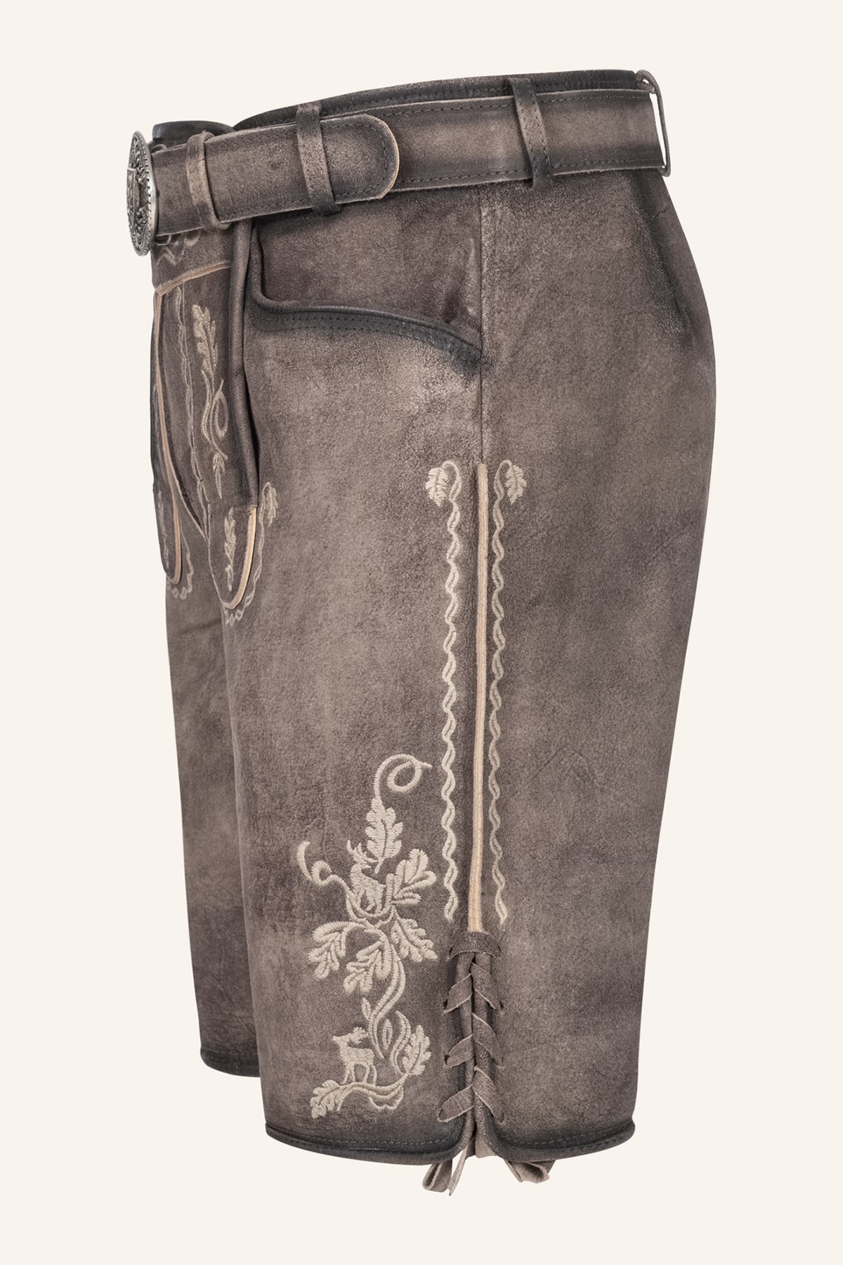 Lederhose Ulli met riem