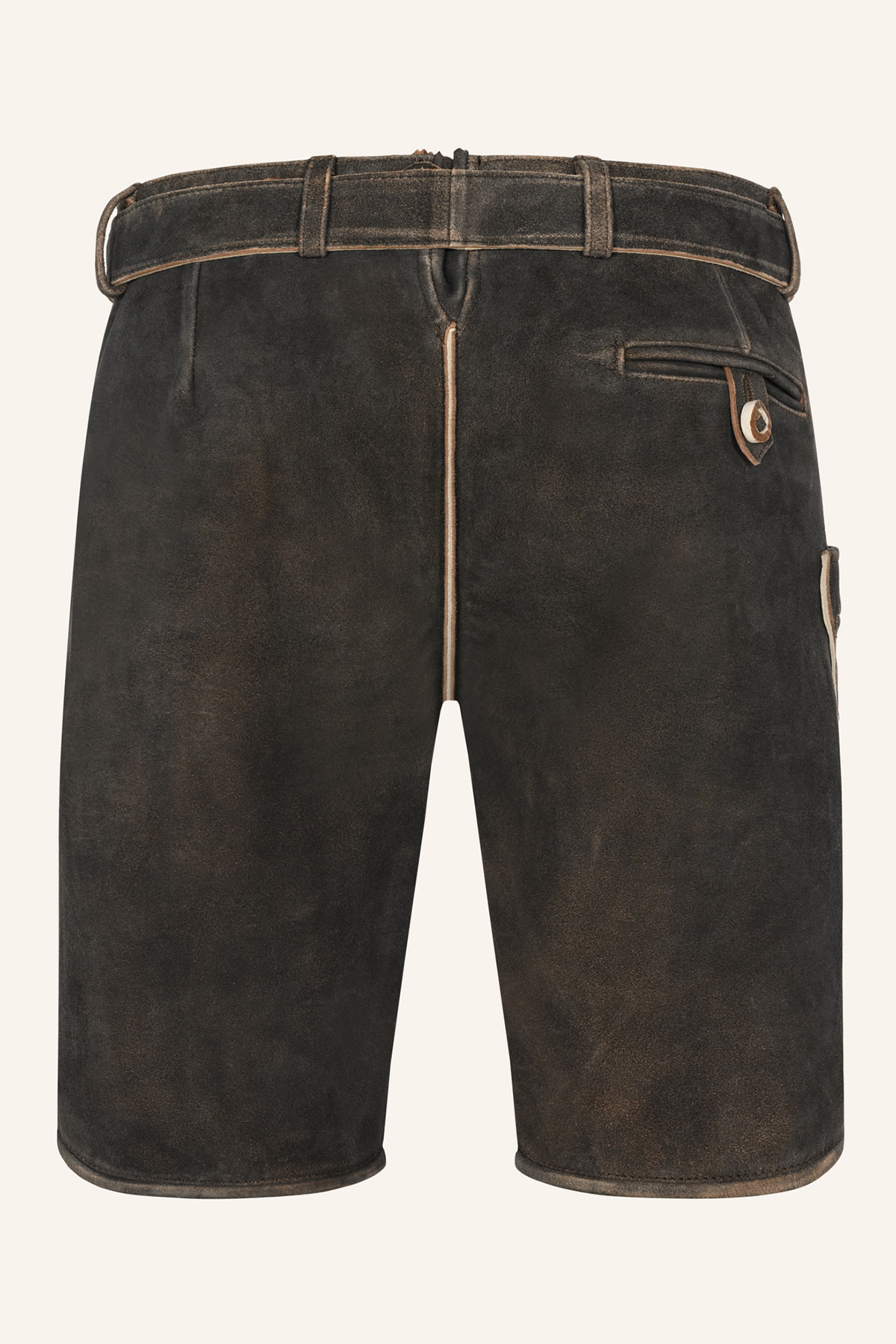 Lederhose Arendt met riem
