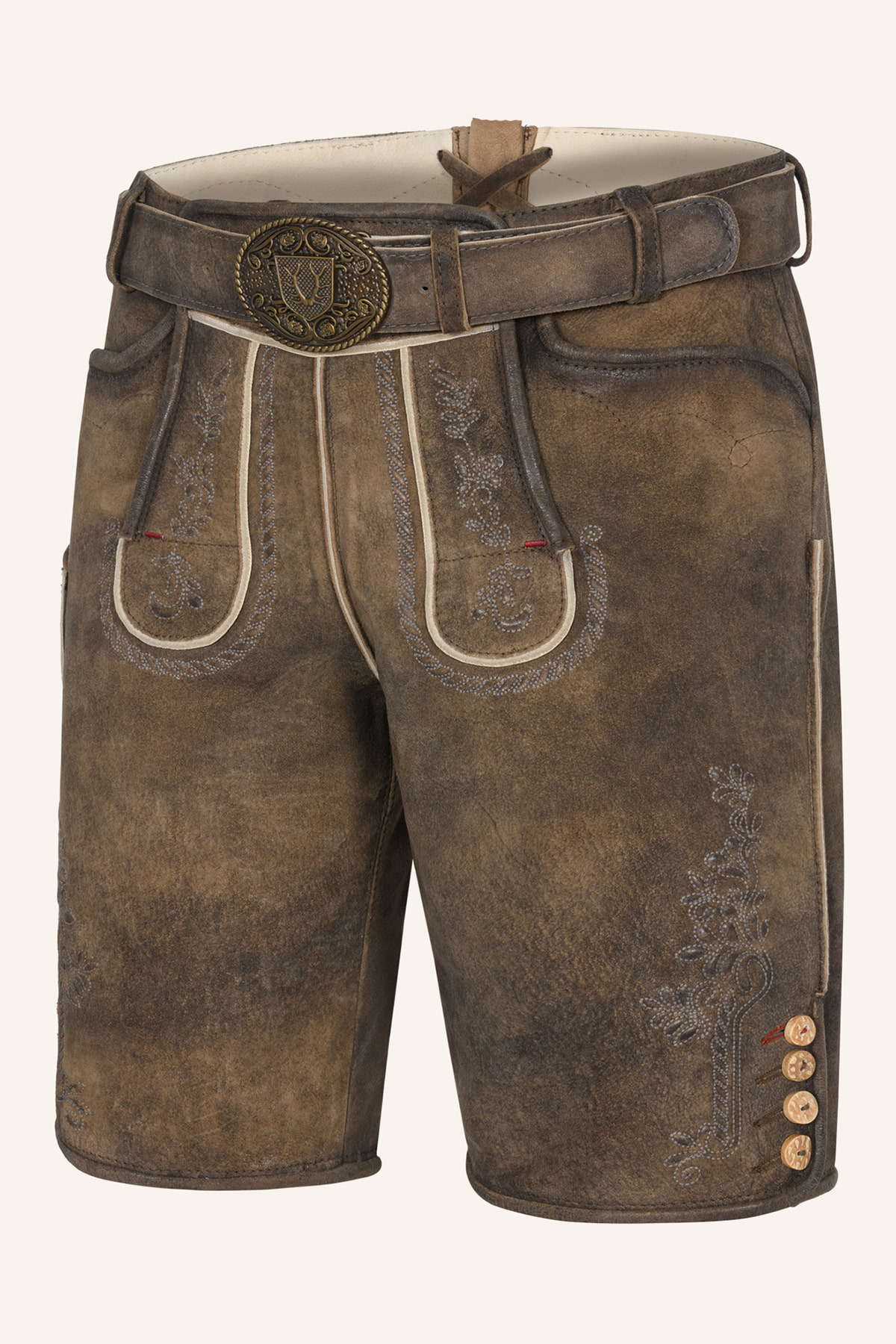 Lederhose Dante met riem