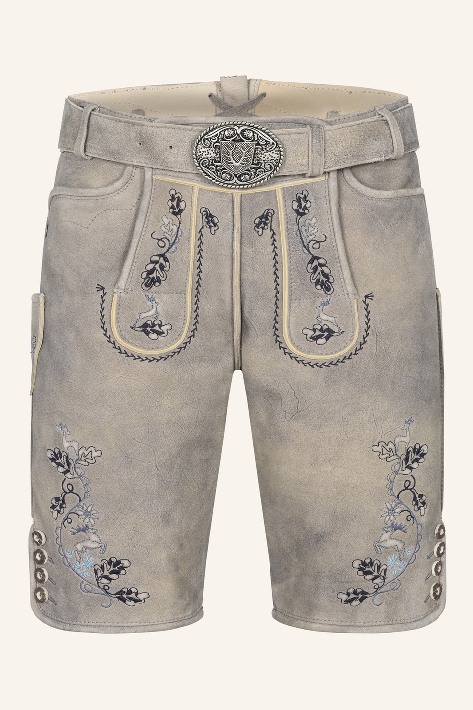 Lederhose Keanu met riem