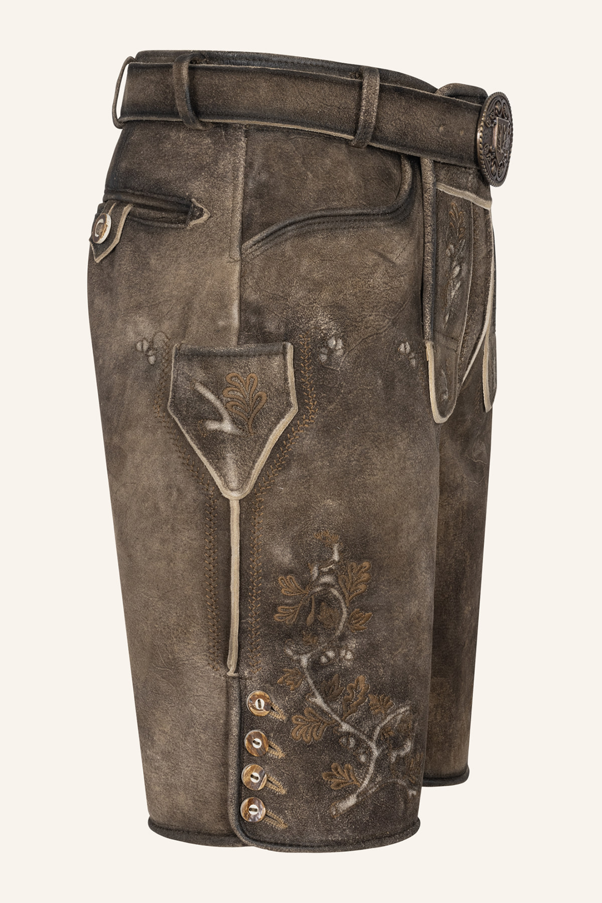 Lederhose Wanja met riem