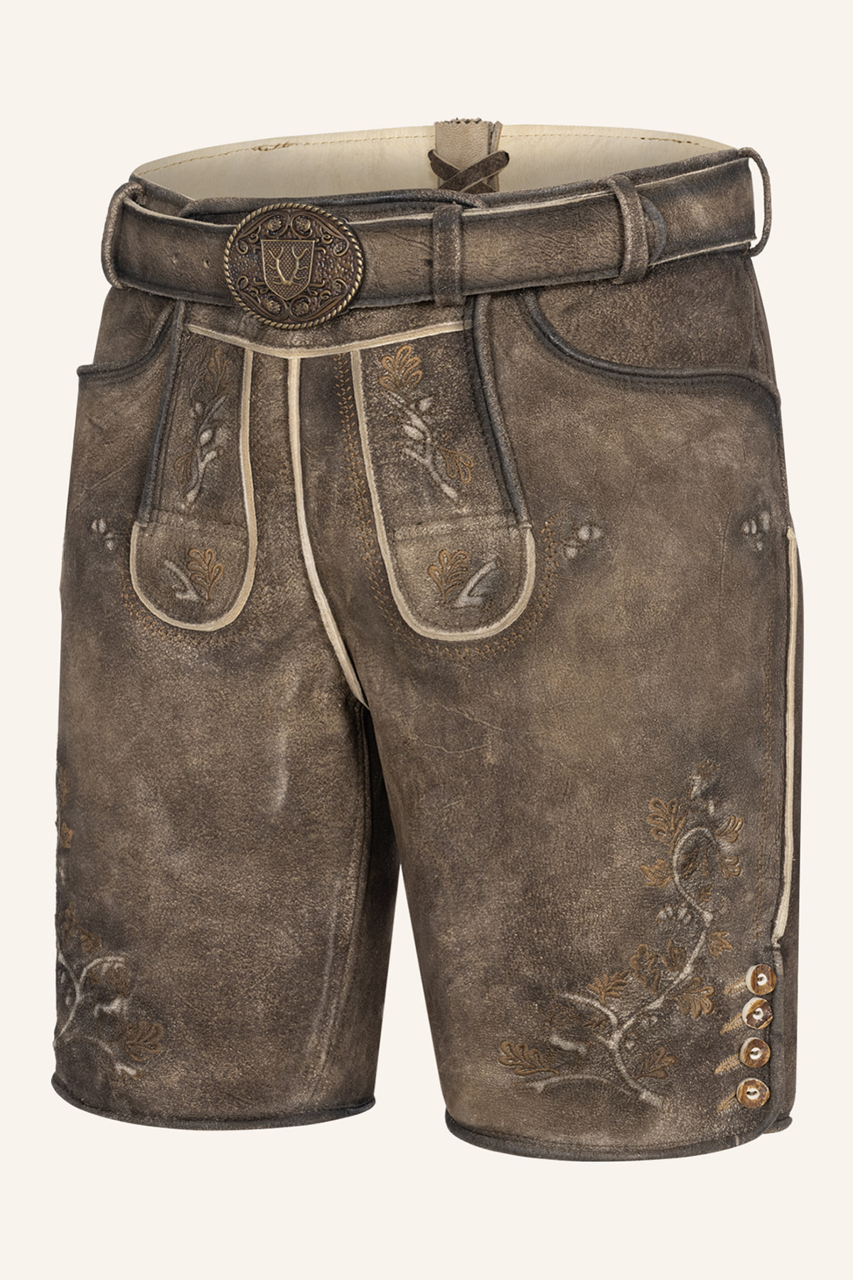 Lederhose Wanja met riem