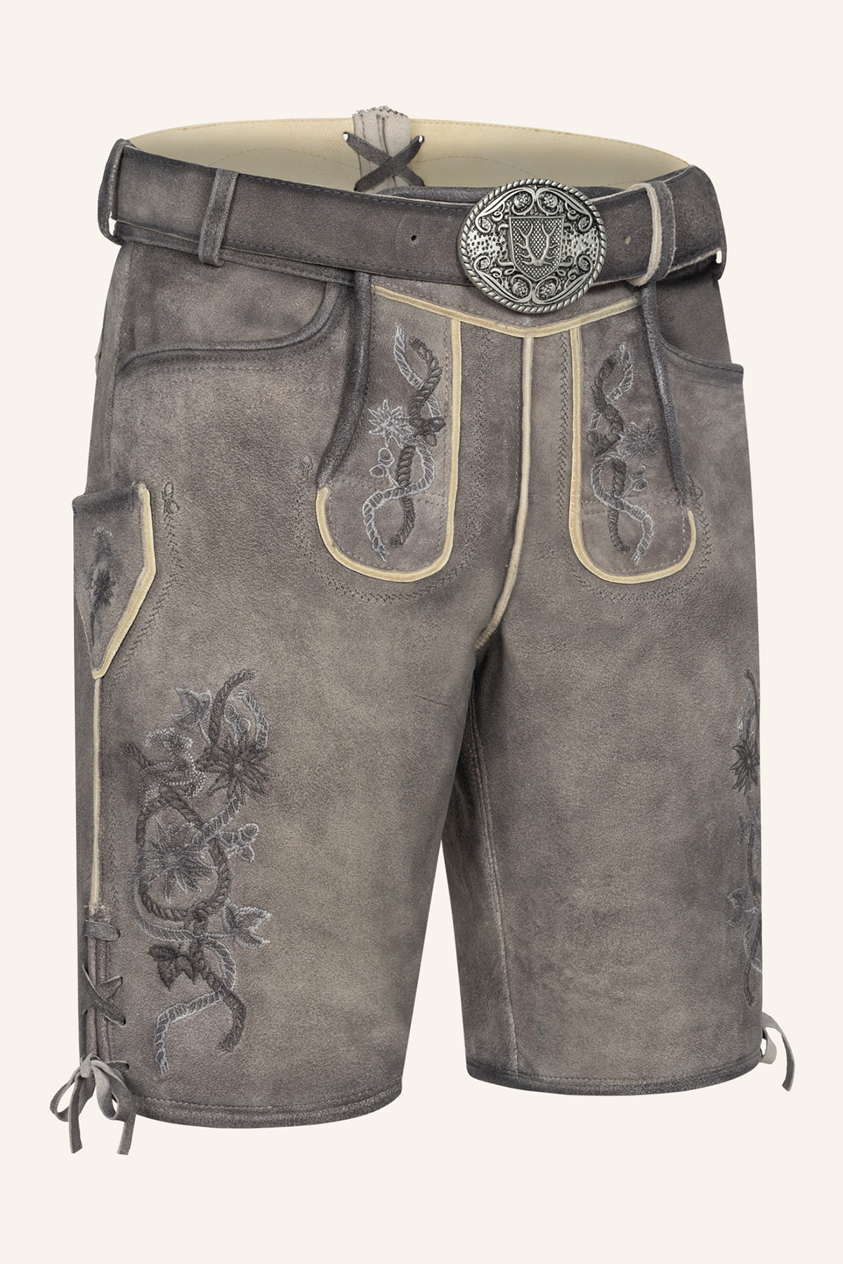 Lederhose Mirko met riem