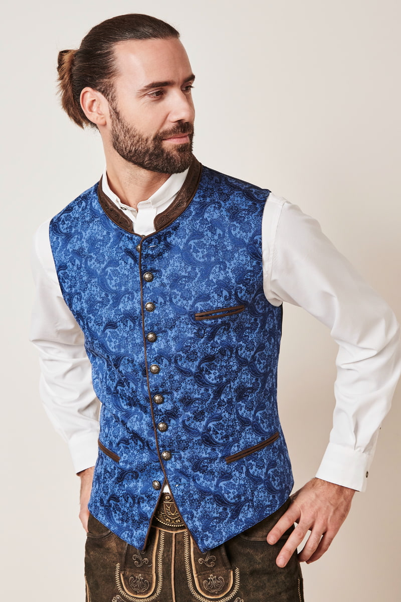 Trachten vest Leano