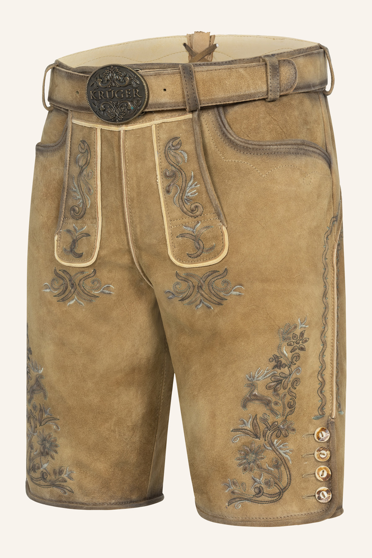 Lederhose Juan met riem