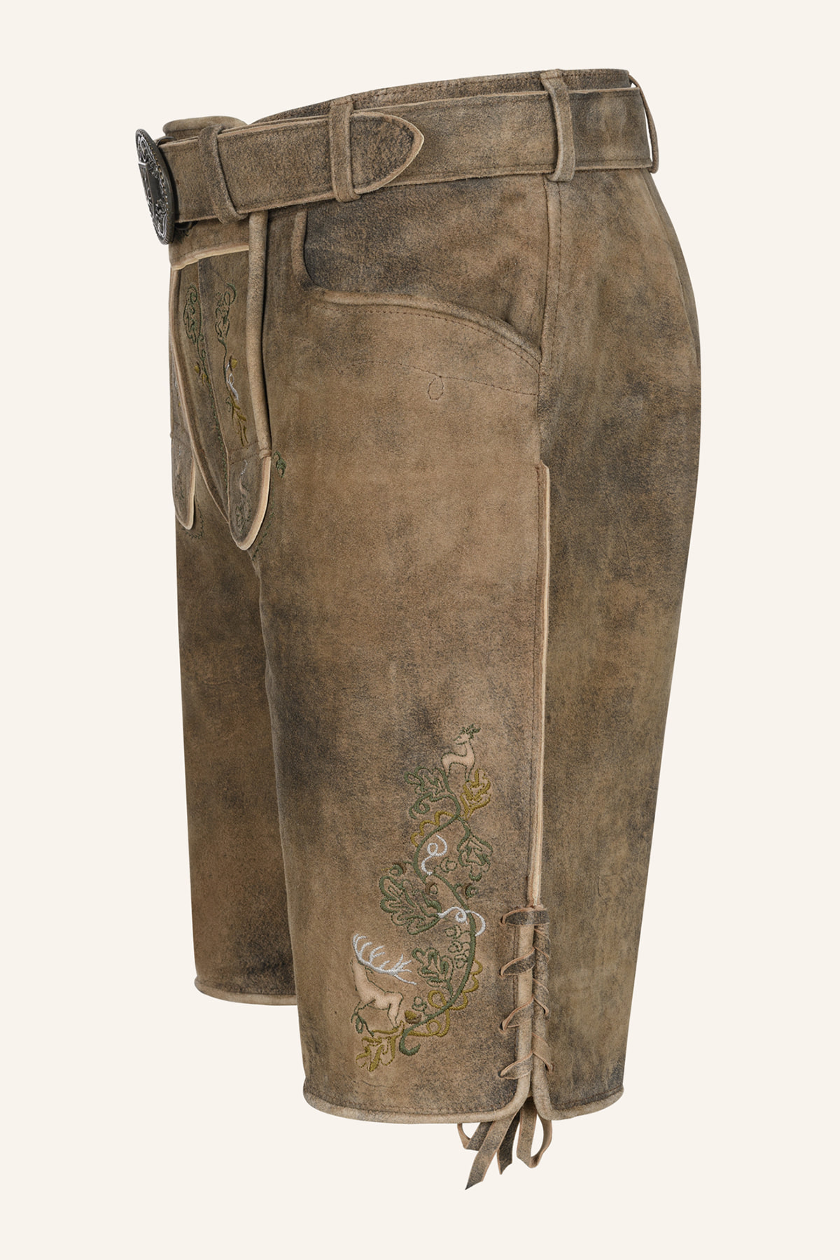Lederhose Micah met riem
