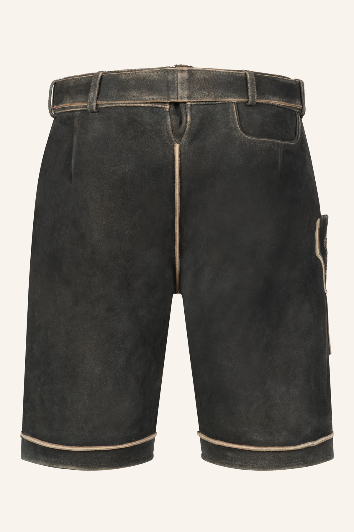 Lederhose Jakobus met riem 
