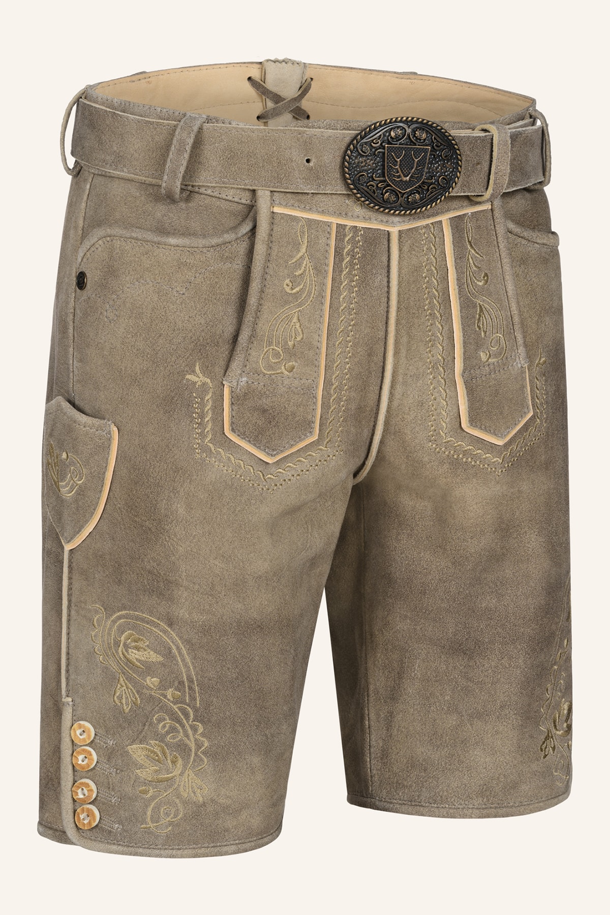 Lederhose Iwan met riem