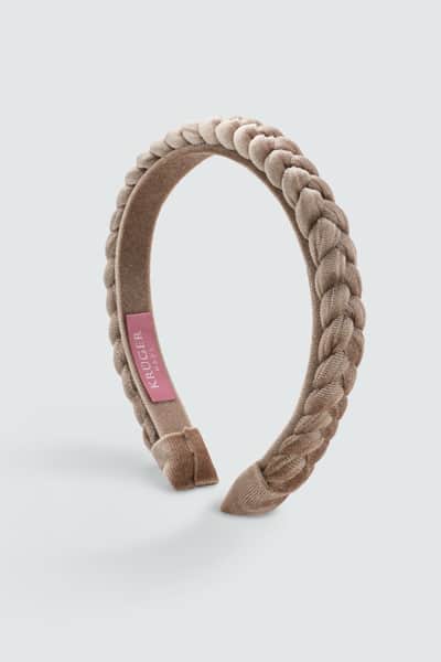 Smalle fluwelen haarband