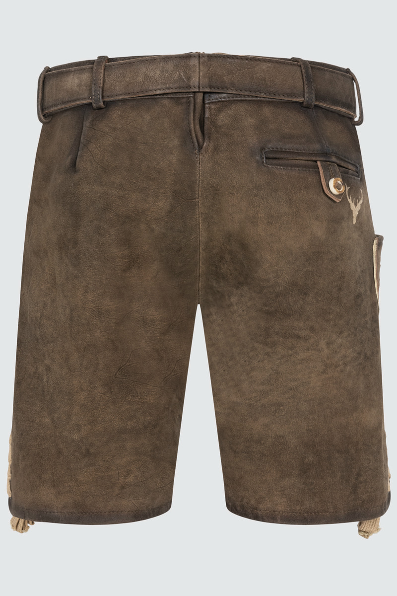 Lederhose Werner met riem