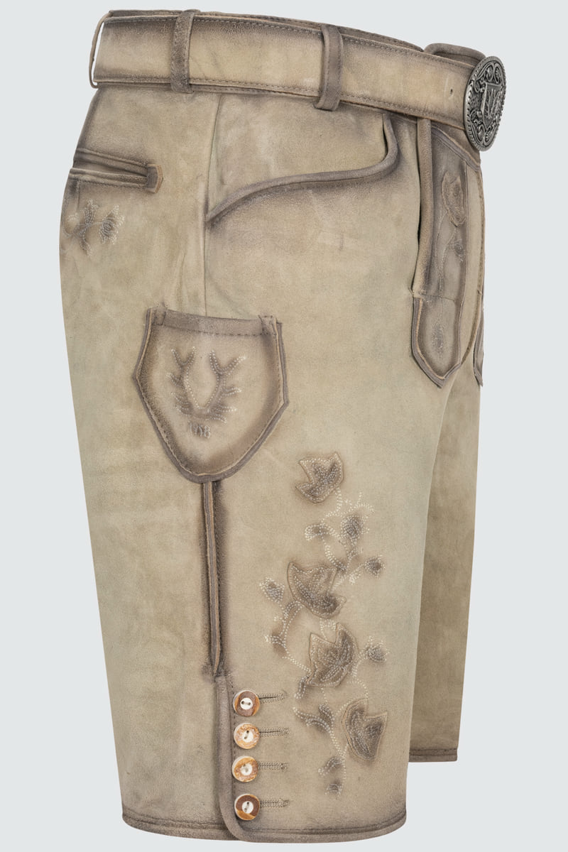 Lederhose Kai met riem