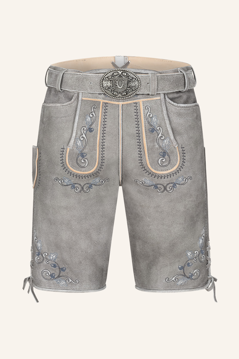 Lederhose Emir met riem