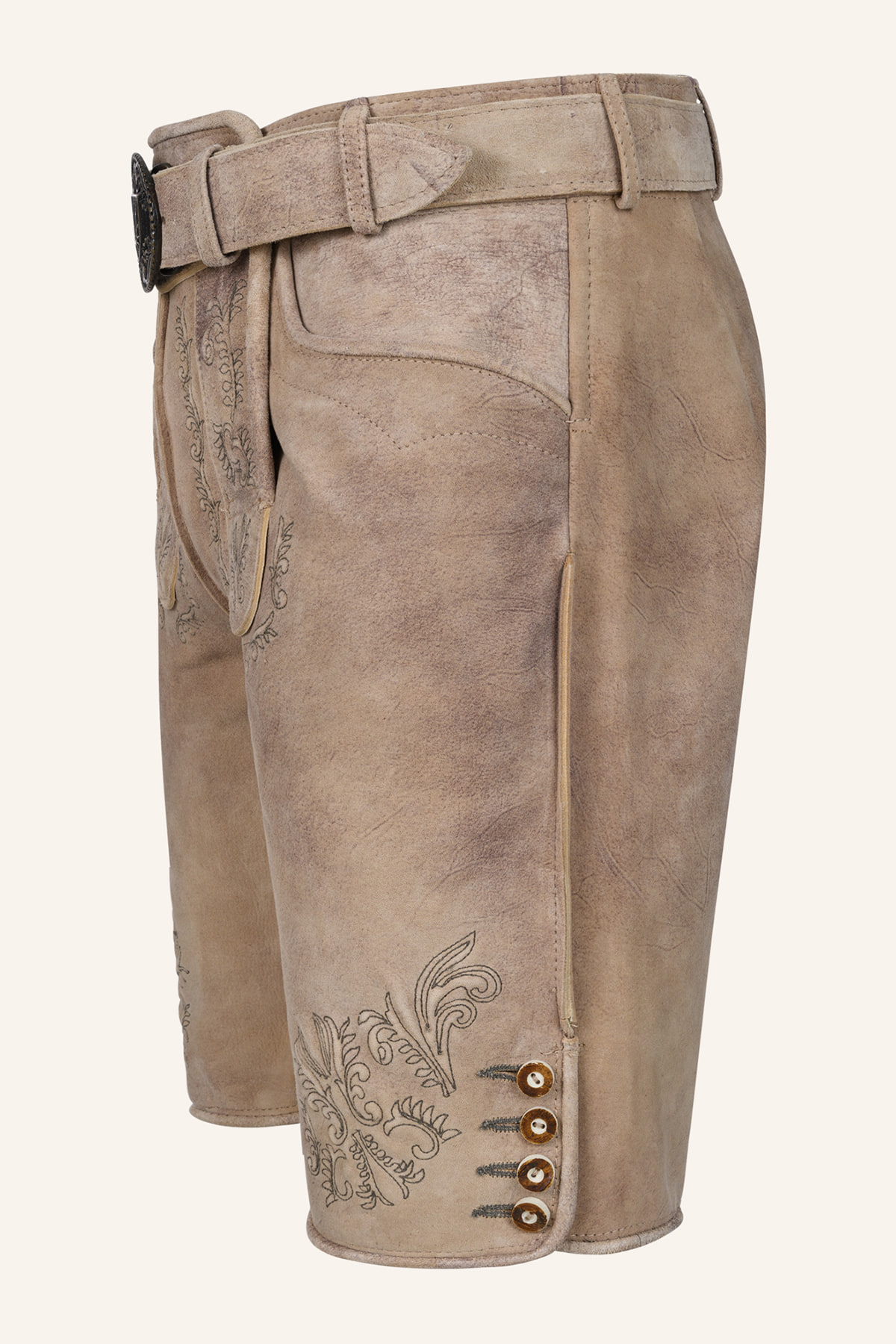 Lederhose Patrizio met riem