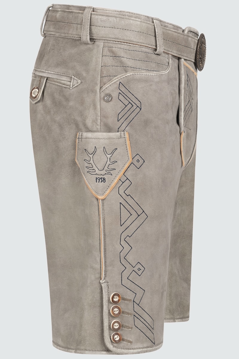 Lederhose Xilas met riem