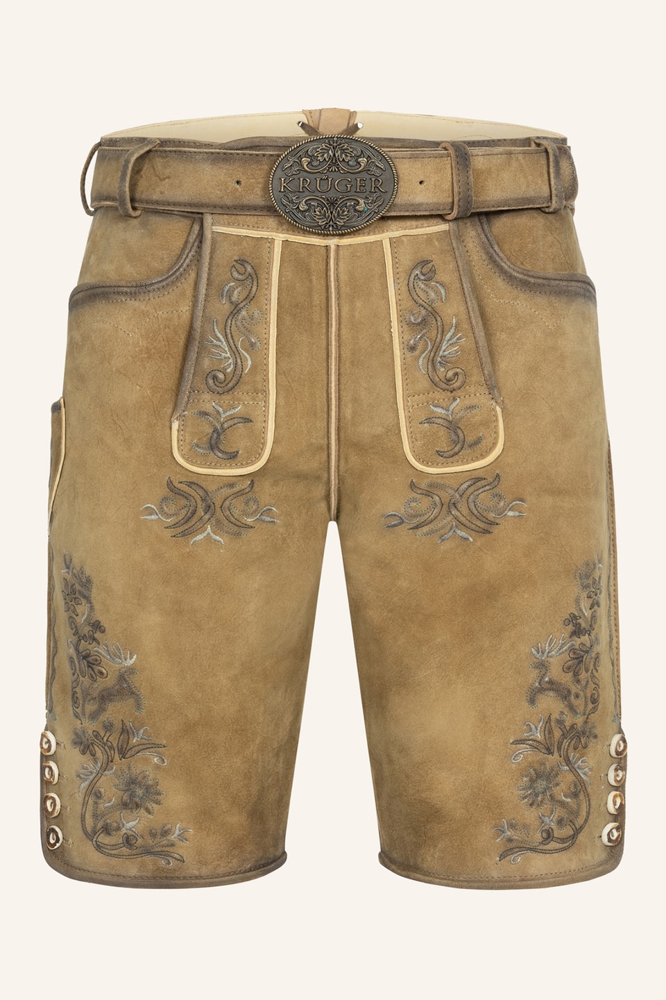 Lederhose Juan met riem