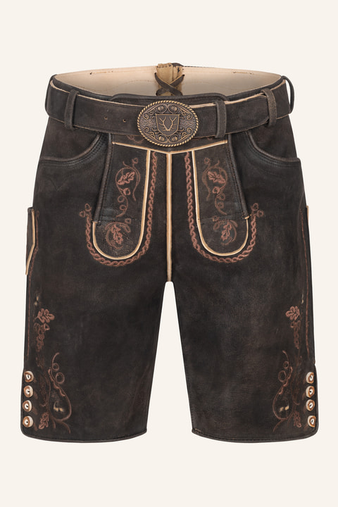 Lederhose Terence met riem