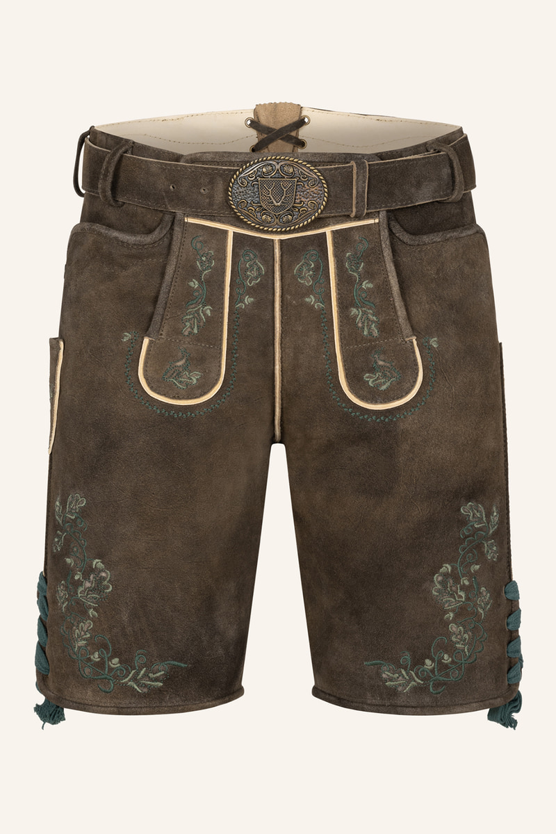 Lederhose Trever met riem