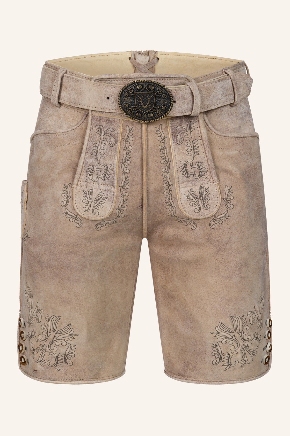 Lederhose Patrizio met riem
