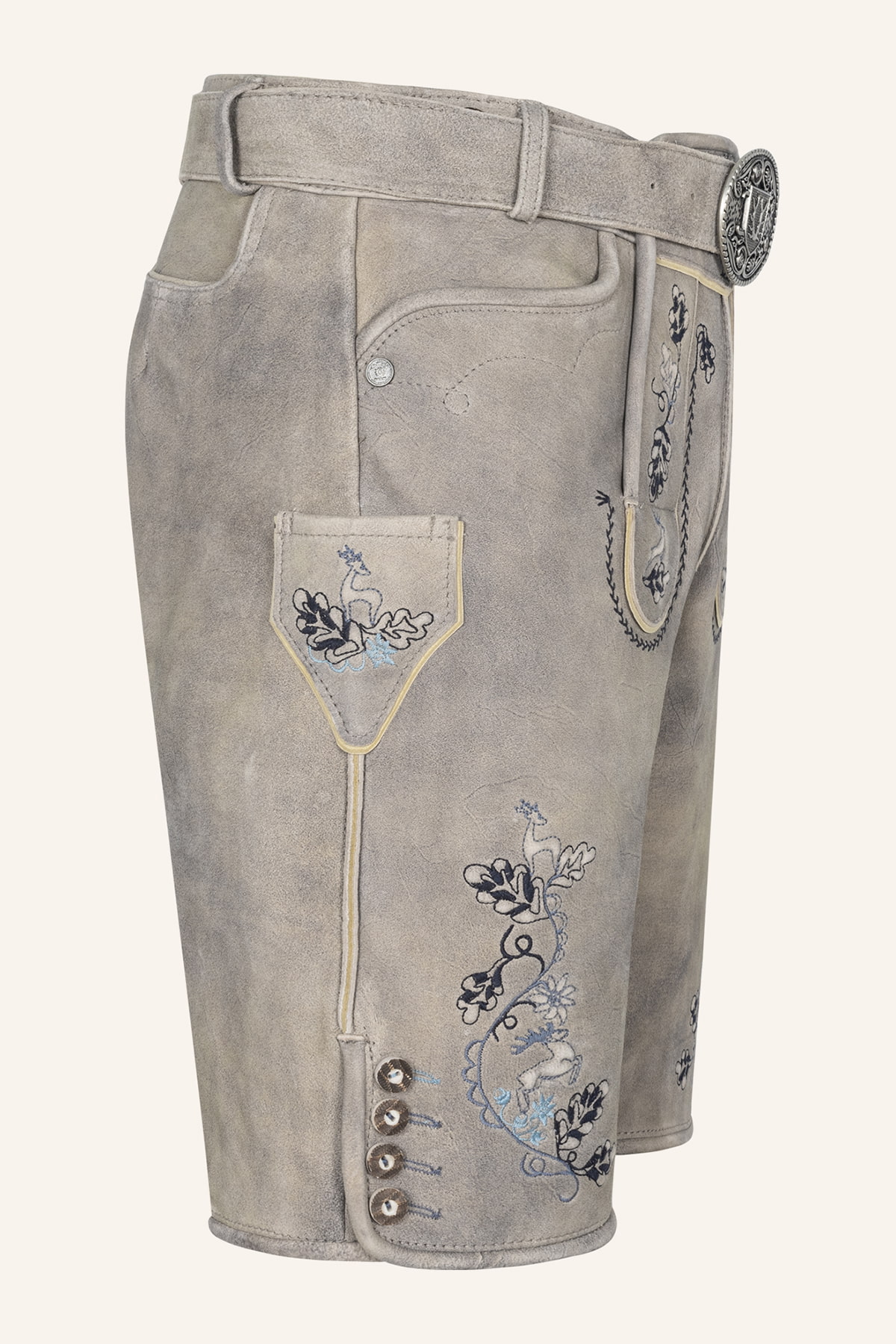 Lederhose Keanu met riem