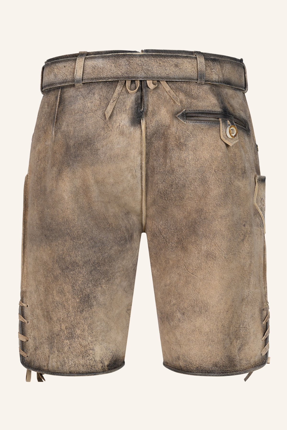 Lederhose Melo met riem