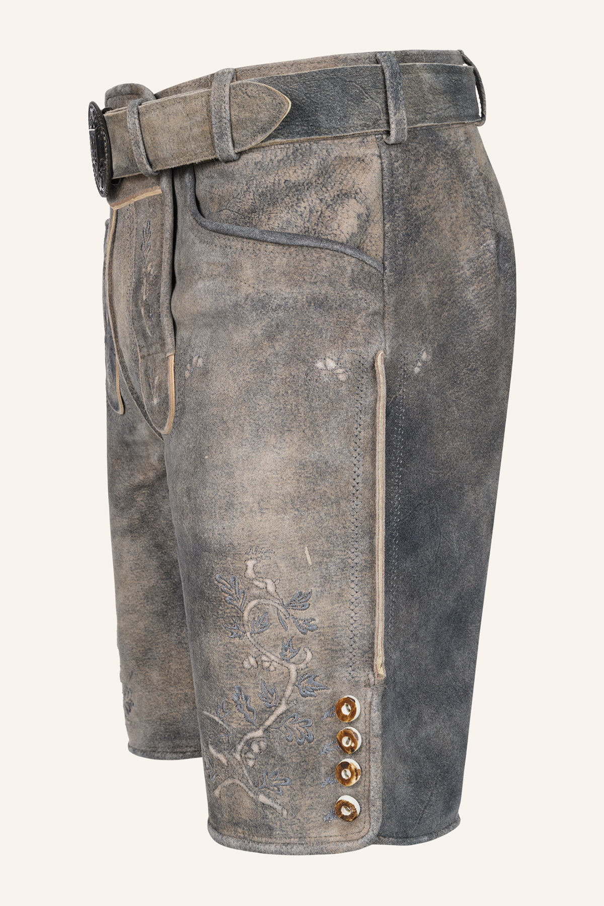 Lederhose Berno met riem
