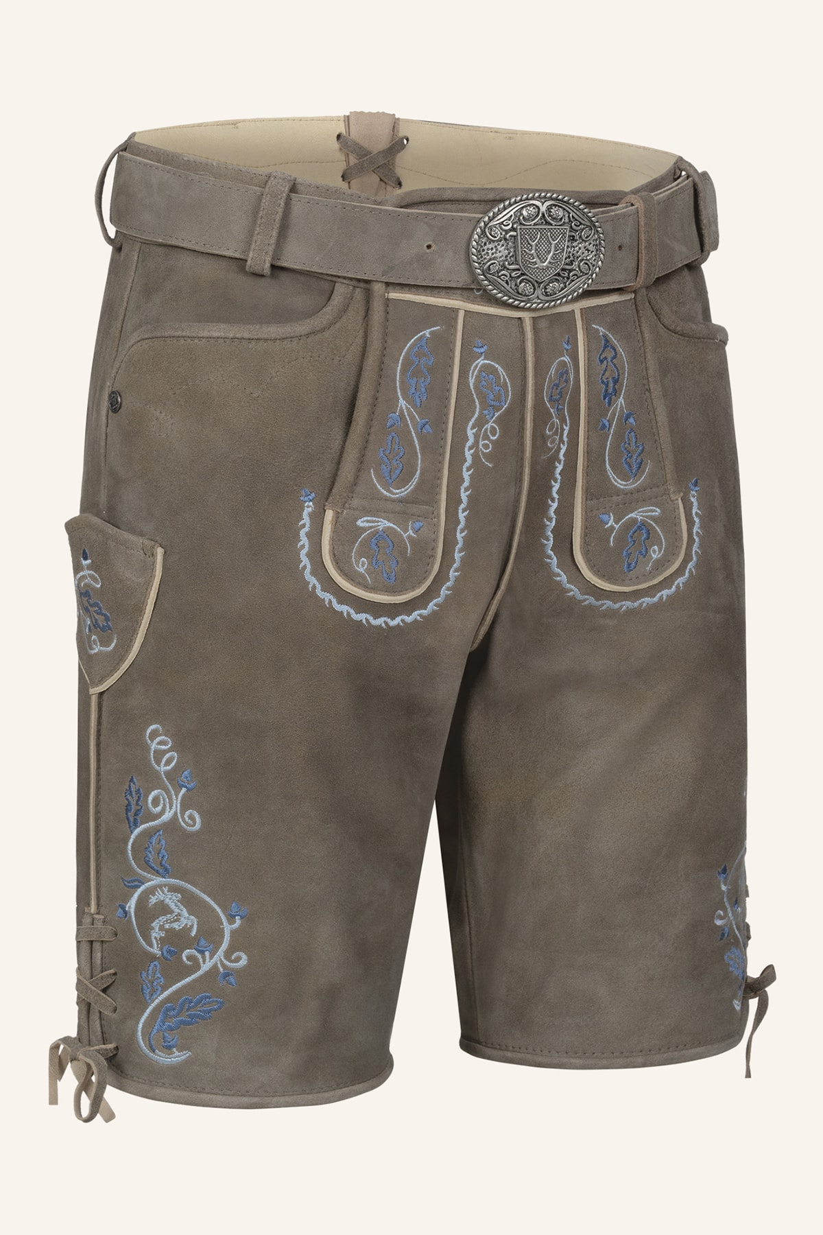 Lederhose Malik met riem