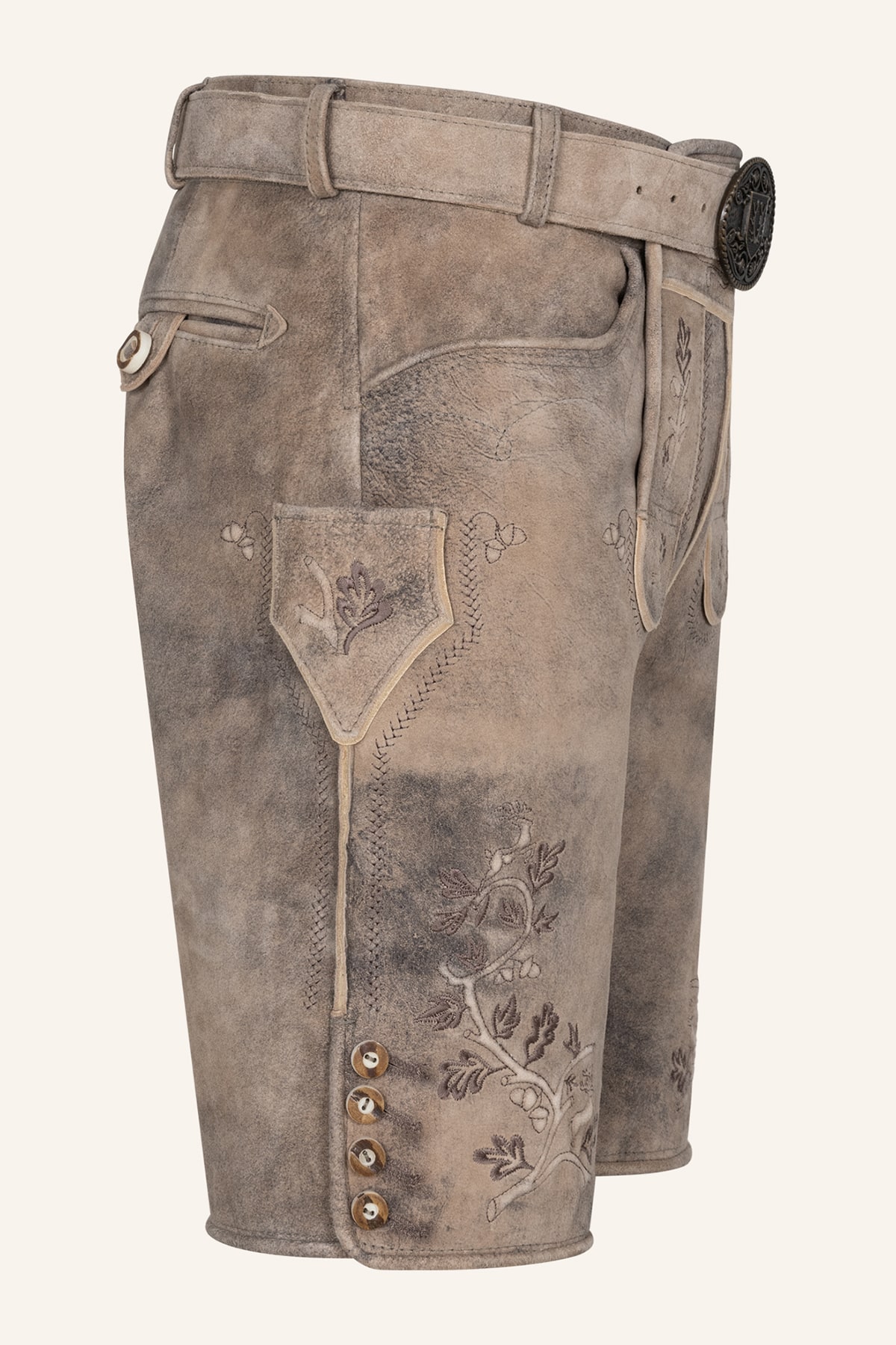 Lederhose Berno met riem