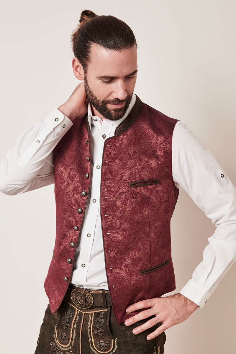 Trachten vest Leano