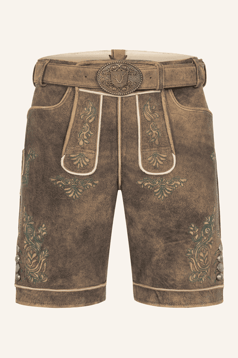 Lederhose Rob met riem