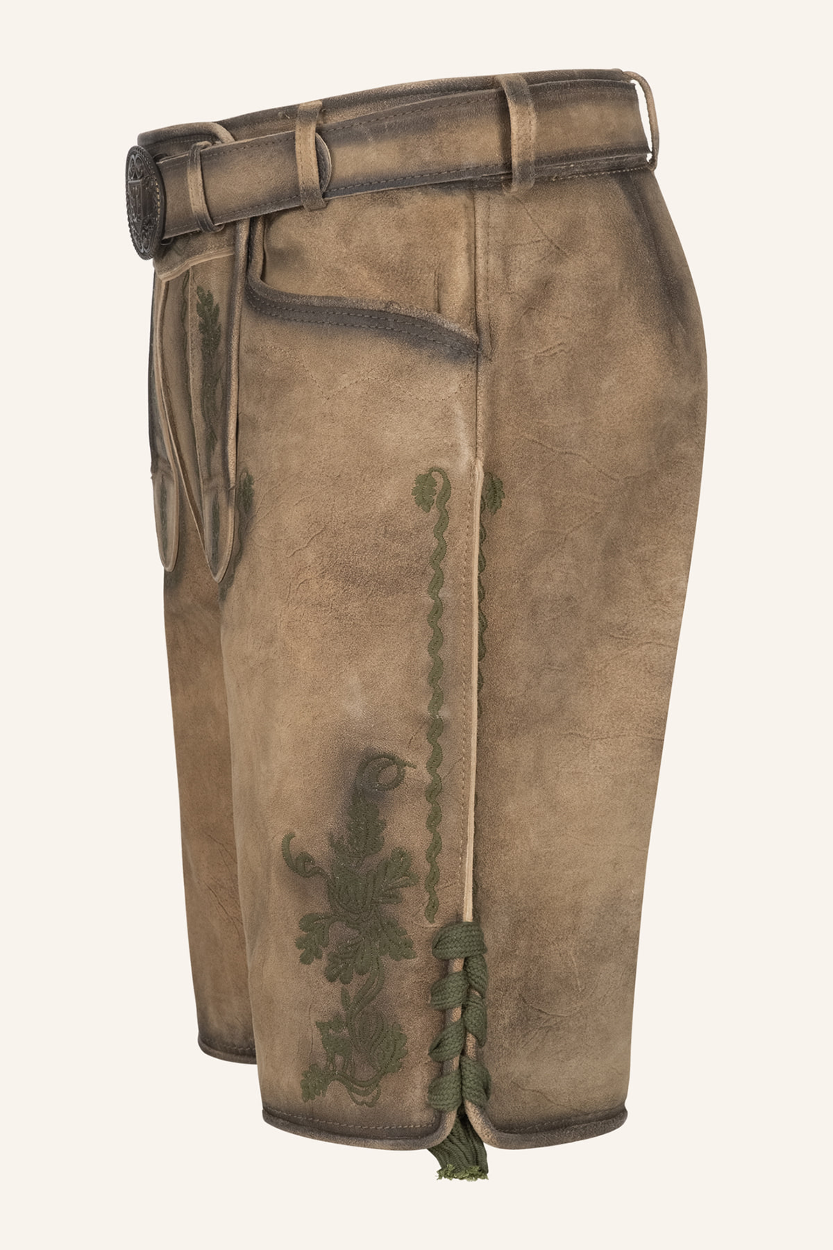 Lederhose Ulli met riem