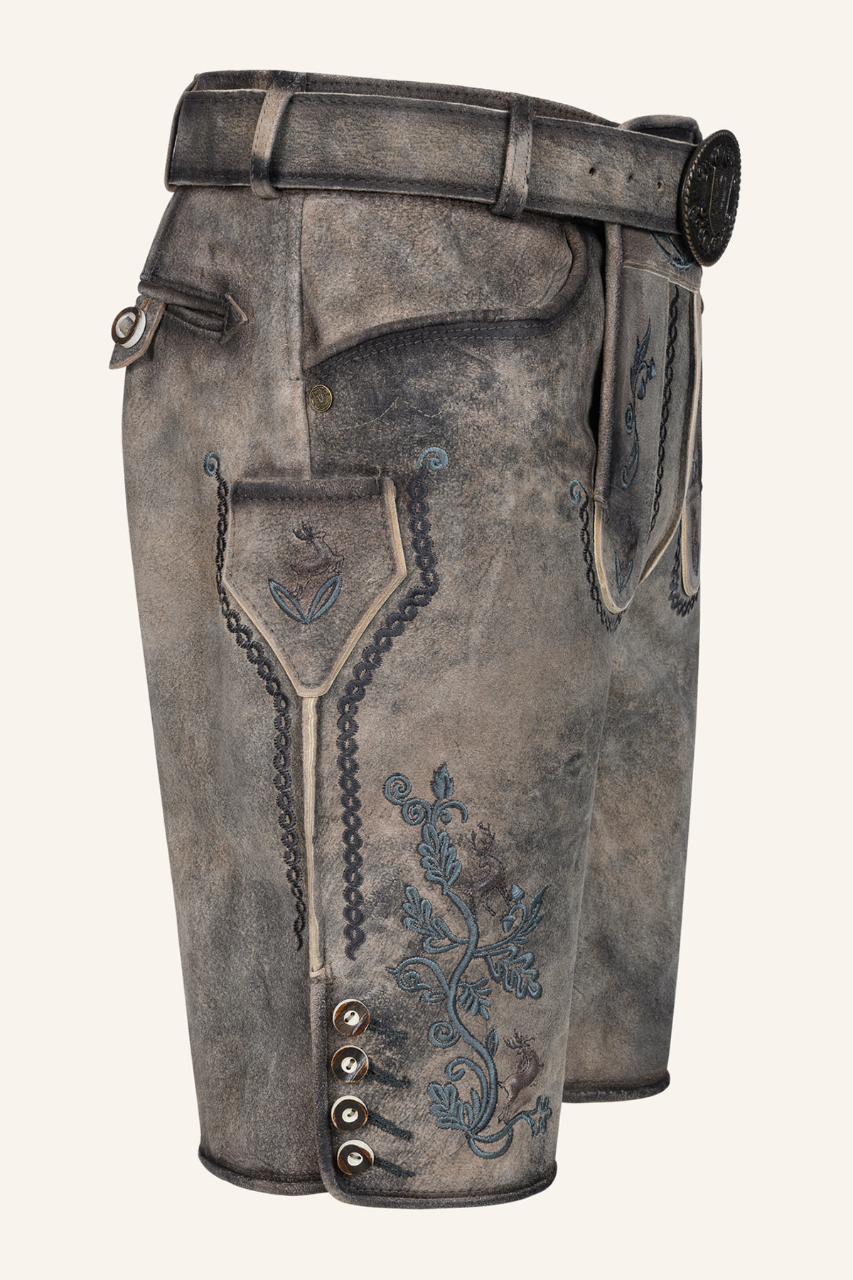 Lederhose Kaelion met riem