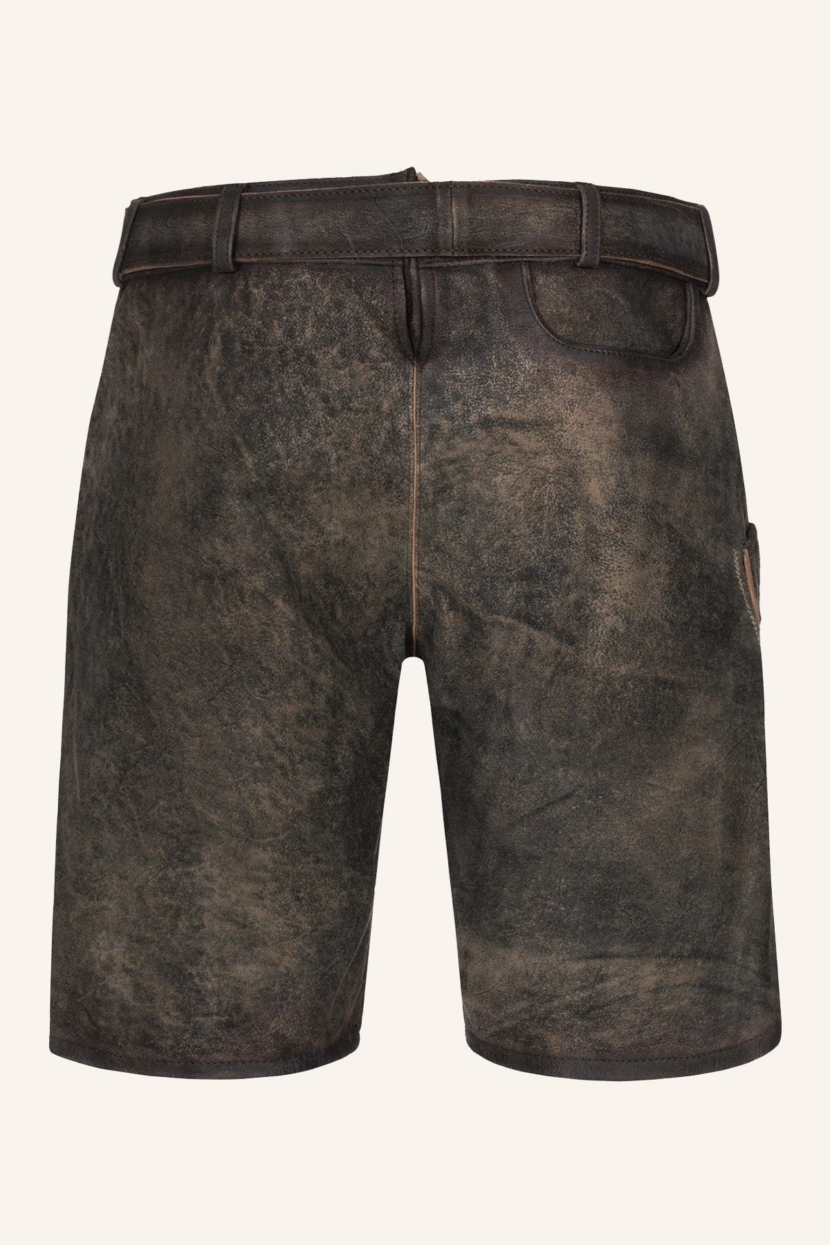 Lederhose Arijus met riem